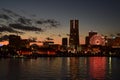 Yokohama Port with Mt Fuji